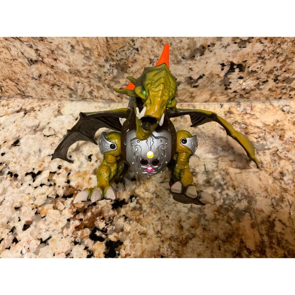 Mega Bloks D&D Knight dragon? works chest Green Orange horns chest lights. - Picture 5 of 12